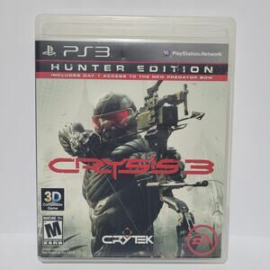 Crysis 3 Hunter Edition PS3 PlayStation 3 Game With Manual (2013)